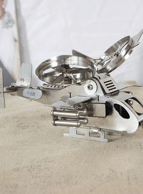 飞机模型新款金属激光切割武直猛禽摆件SMG战斗直升机摆件礼物