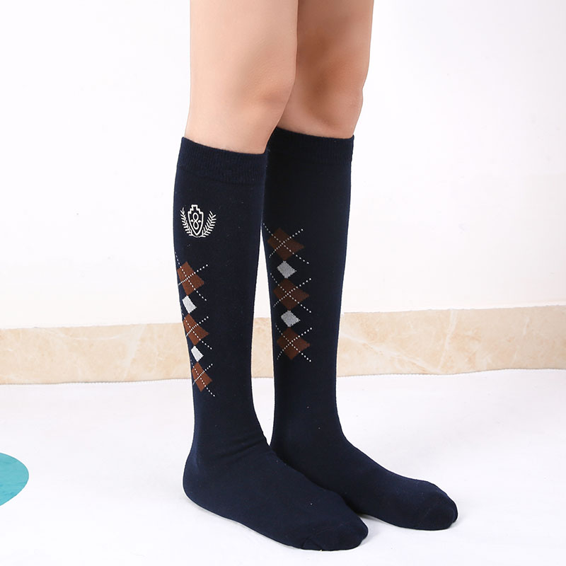 长筒袜女春秋款高筒硅胶防滑过膝袜纯棉日系长袜ins潮jk哑光显瘦 - 图1