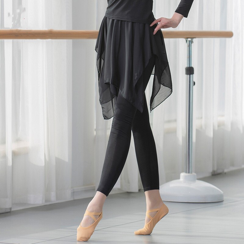 练功服女黑色古典民族教师紧身裤子 宝利杰尼民族服装/舞台装