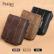 Men's pure leather zipper hot wallet