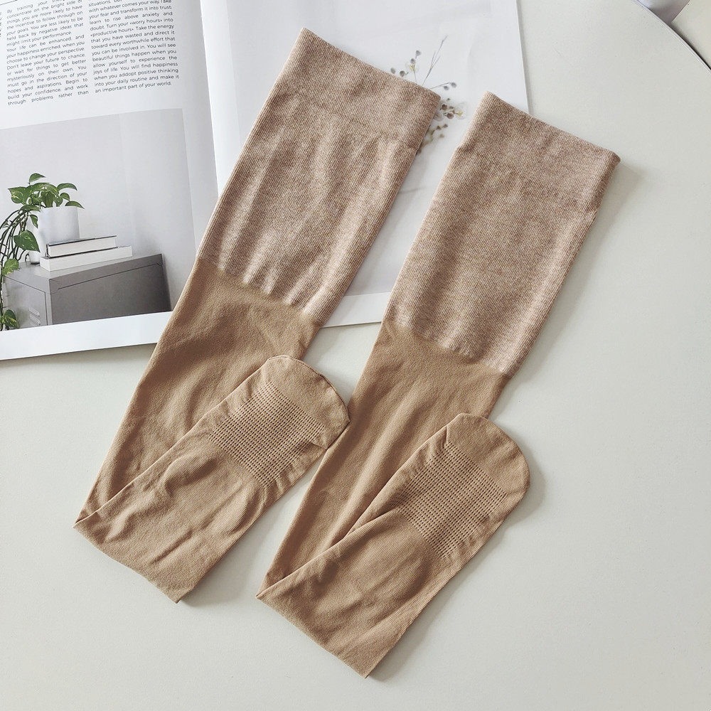 加大码护膝丝袜女天鹅绒加厚长筒过膝袜硅胶防滑半截高筒袜套保暖,淘宝优惠券,粉丝福利购,淘宝优惠卷