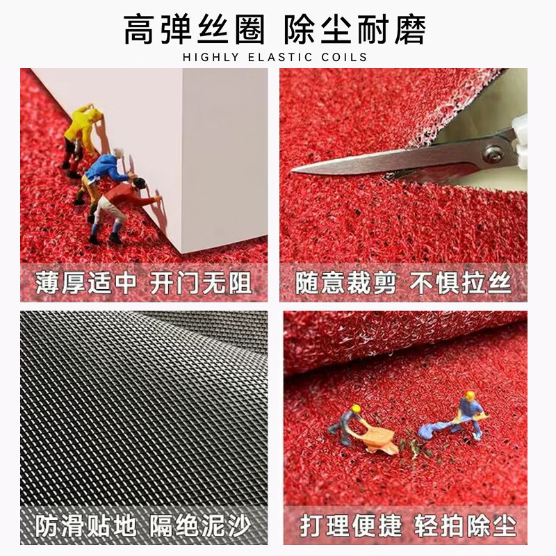 新年地垫入户门丝圈易打理耐磨门垫喜庆过年氛围感地垫玄关踩脚垫,淘宝优惠券,粉丝福利购,淘宝优惠卷