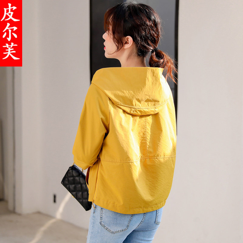 2020春秋季新款百搭短款学生bf夹克 皮尔芙短外套