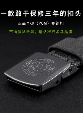 战术汉纹中国风非金属皮带男塑料