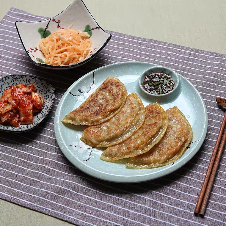 圃美多韩式馅饼泡菜三鲜排骨味速冻猪肉煎饼早餐半成品菜盒子火烧