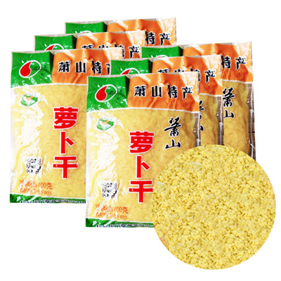 6袋包邮其门堂萧山萝卜干五香萝卜碎400g酱菜咸菜紫菜包饭饭团材 - 图3