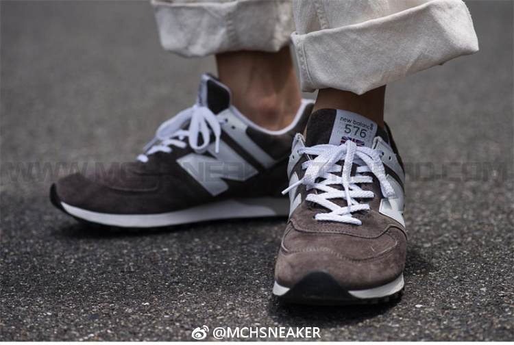 NEW BALANCE/NB 英产576系列 元祖灰 复古休闲运动跑步鞋 M576DGW