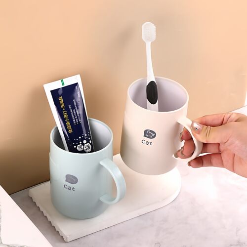 漱口杯漱口杯家用刷牙杯子情侣一对简约刷牙套装情侣牙刷杯子 - 图2