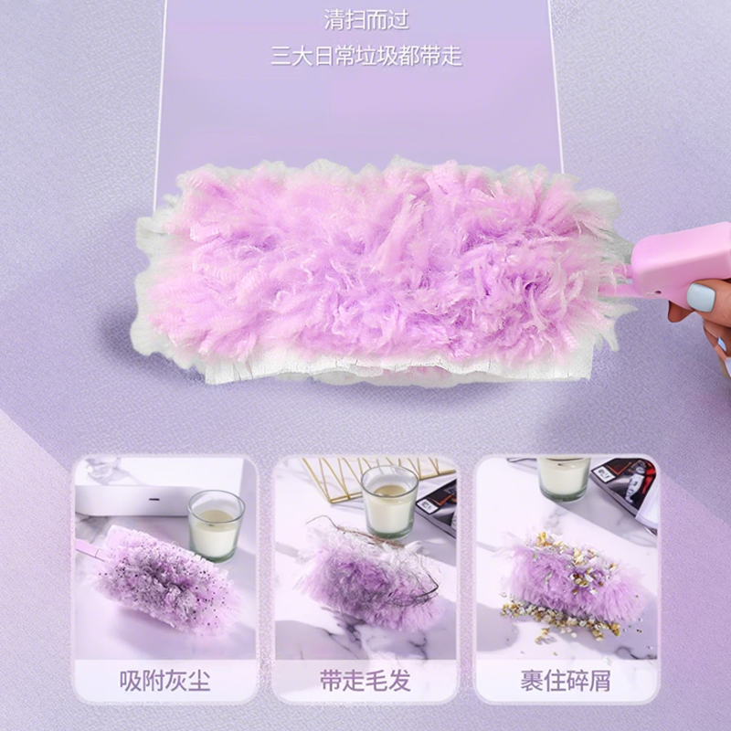 魔法静电除尘掸扫灰神器灰尘清理缝隙清洁掸子家用可拆卸吸附吸尘 - 图2
