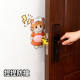 Wang Xing Fat Shiba Inu Refrigerator Sticker Pinch Toy Cute Fat Dog Anti-Bump 3D Three-dimensional Home Decoration Anti-collision Sticker