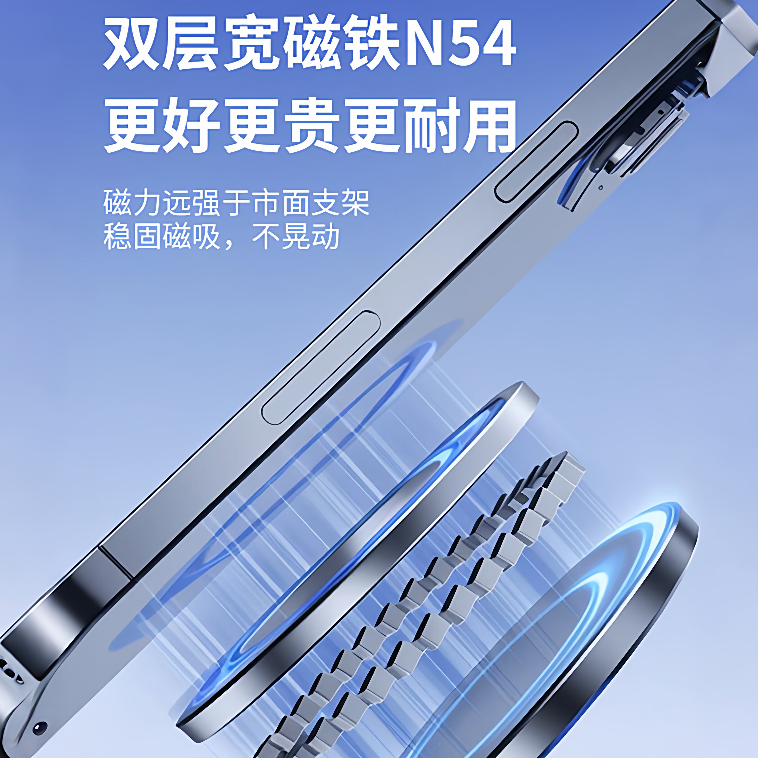 新款磁吸车载手机支架真空吸附仪表台汽车通用桌面多功能导航支架