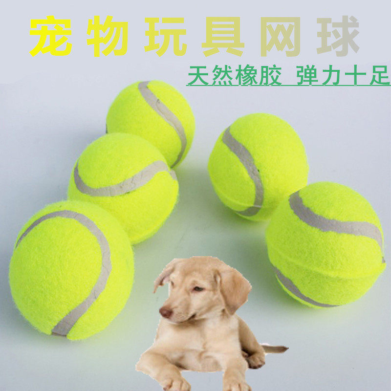 Dog Self-Happiness Resistant Bite-Resistant Teething Rubber Ball