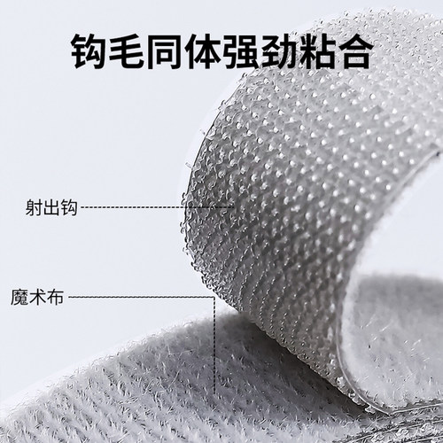 数据线收纳神器魔术贴扎带理线器电脑束线带桌面电线走线固定绑带 - 图2