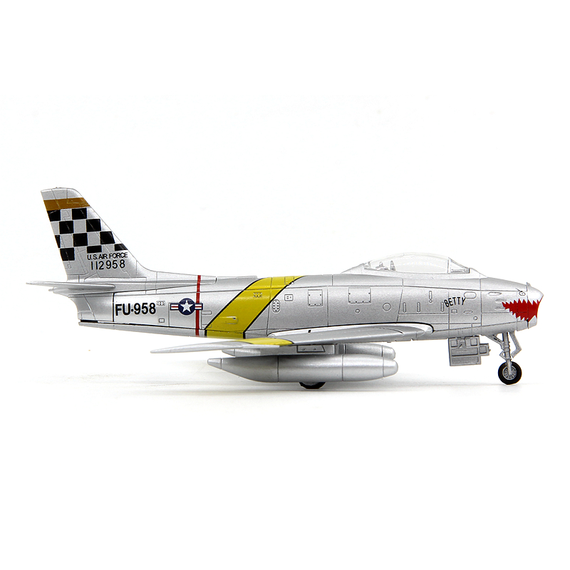 ATLAS美国空军F-86F佩刀战斗机FU-958北美航空F86成品模型1/100-图2