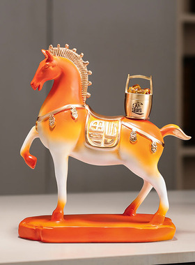 中式家居装饰生肖马摆件工艺品