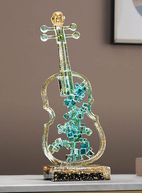 轻奢艺术小提琴乐器摆件工艺品