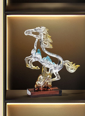 轻奢风马到成功高级感装饰