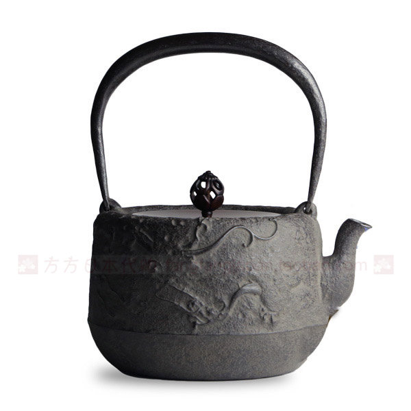 品質が 萬代屋 鉄瓶 送料込(逢絢亭・新品)茶道具 釜師 共箱入 菊地政光