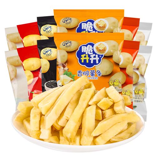 脆升升薯条小包装脆生生蜂蜜黄油味吃货解馋小零食小吃休闲食品 - 图0