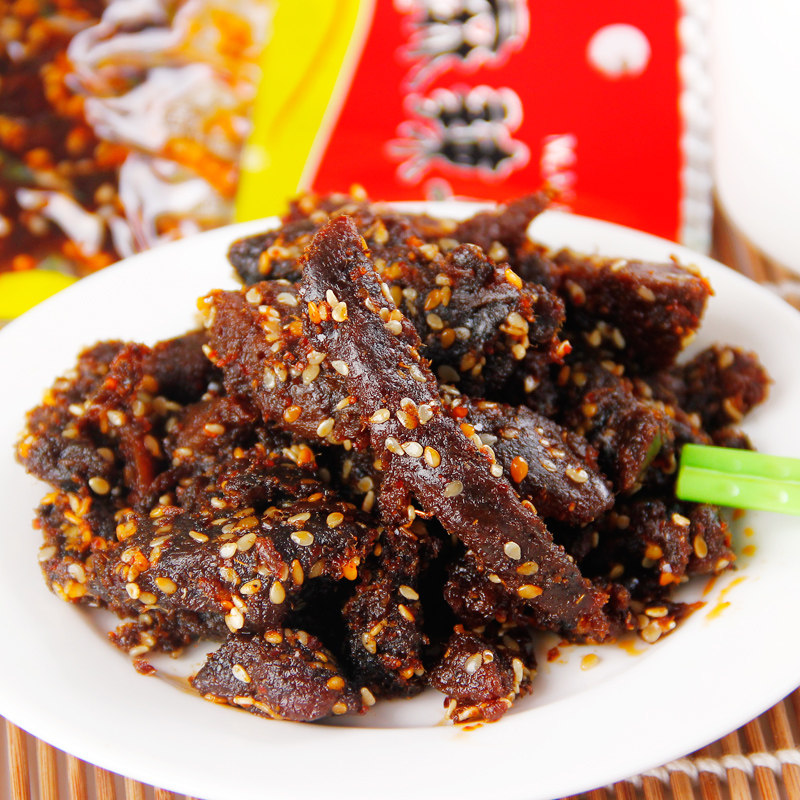 牛浪汉麻辣牛肉干60g*10袋泡椒孜然重庆美食四川风味肉类零食小吃,淘宝优惠券,粉丝福利购,淘宝优惠卷