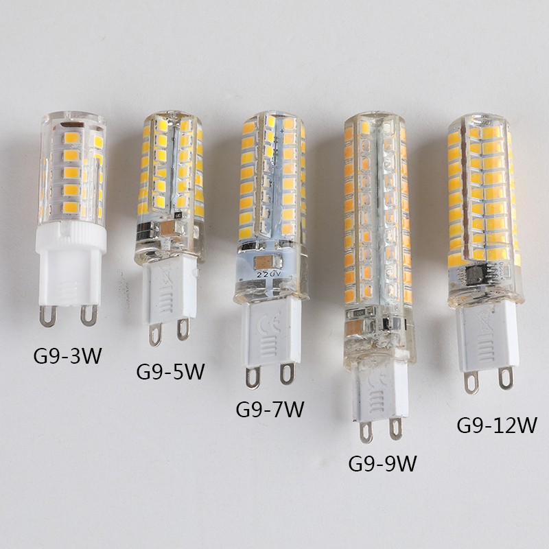 G5.3 led灯珠G4低压12V高压220V高亮插脚玉米灯泡7W9瓦插泡光源G9 - 图1