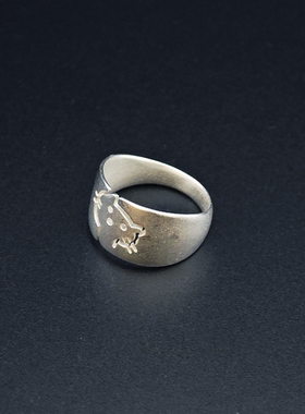 可爱猫咪戒指女开口可调节