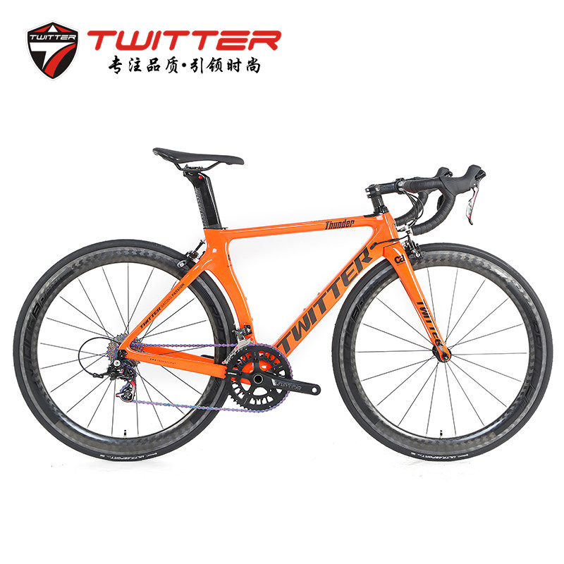 骓特碳纤维22变速男女跑车公路车 菲仕特运动户外公路自行车