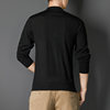Hengyuanxiang% sheep wool sweater men's polo shirt