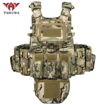 wargame Tactical vest Jacoda full protective waistcoat Quick Detached Chest Hang Accessories Bag Waist Seal