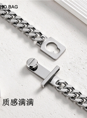 法朵三宅一生六格包肩带延长链