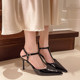 Sexy slim heels women's skirt sandals