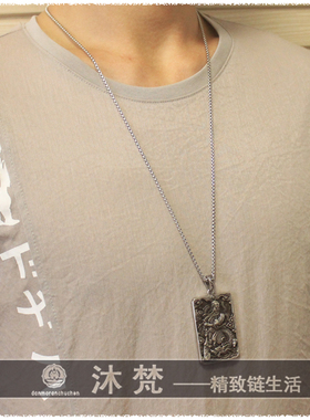 范迪塞尔同款泰国佛牌项链钛钢