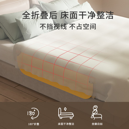 兔贝乐儿童便捷床护栏宝宝旅行折叠一面床围栏单侧床边防摔免组装