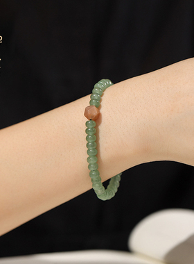 禅木匠清新东陵玉手链