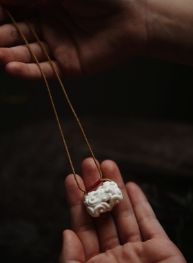 鹿角祥云挂件吊坠民族风项链