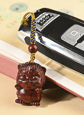 禅木匠紫檀木十二生肖挂件