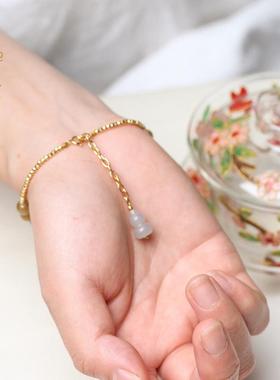 禅木匠小瑞狮和田玉手链