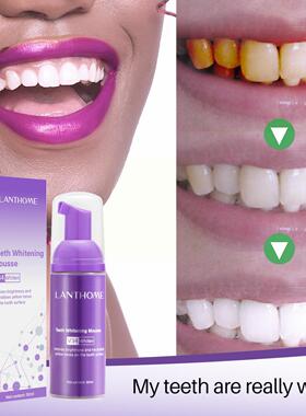 50ml Whitening Toothpaste Foam Natural Mouth Wash Mousse Whi
