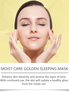 Gold Sleeping Mask Moisturising Skin Care Moisturising Facia