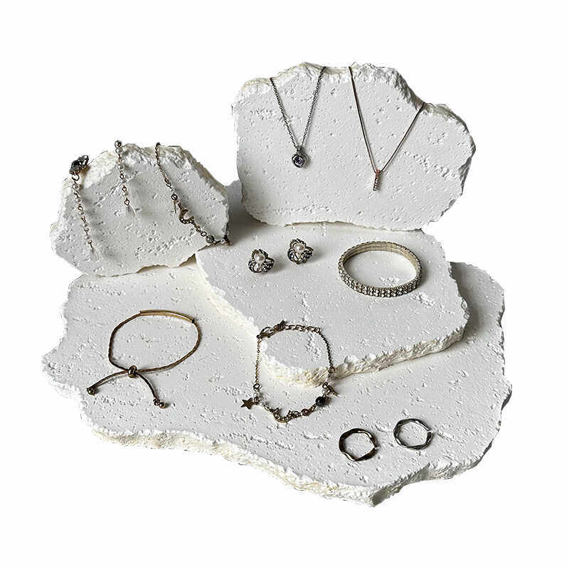 风化石膏洞石板不规则外形首饰展示架饰品陈列拍照道具戒指项链板,淘宝优惠券,粉丝福利购,淘宝优惠卷