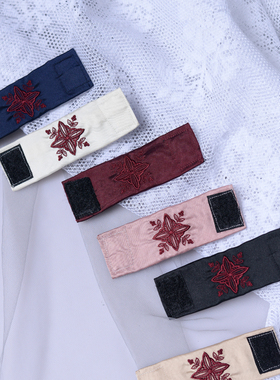 刺绣制服日系三角巾环扣魔术贴