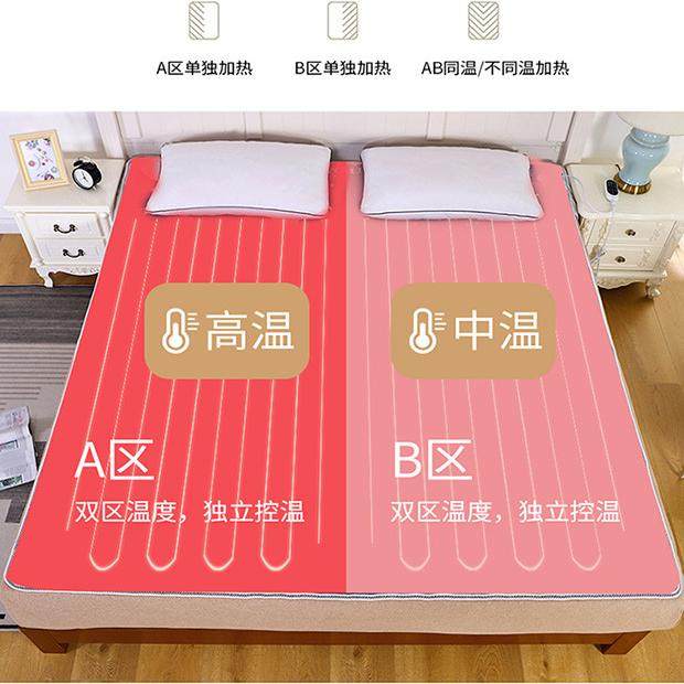 正品电热毯单人双人双控电褥子三人加大加厚调温除螨宿舍安全防水,淘宝优惠券,粉丝福利购,淘宝优惠卷