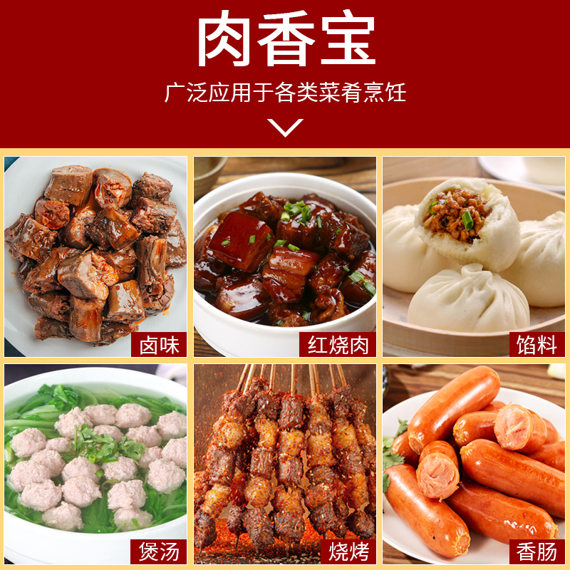 新联康T7777肉香宝烤鸭卤制品烧烤包子麻辣烫肉香王粉商用调味料 - 图2