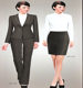 Slim-fitting suits, business attire, work clothes, tailor-made
