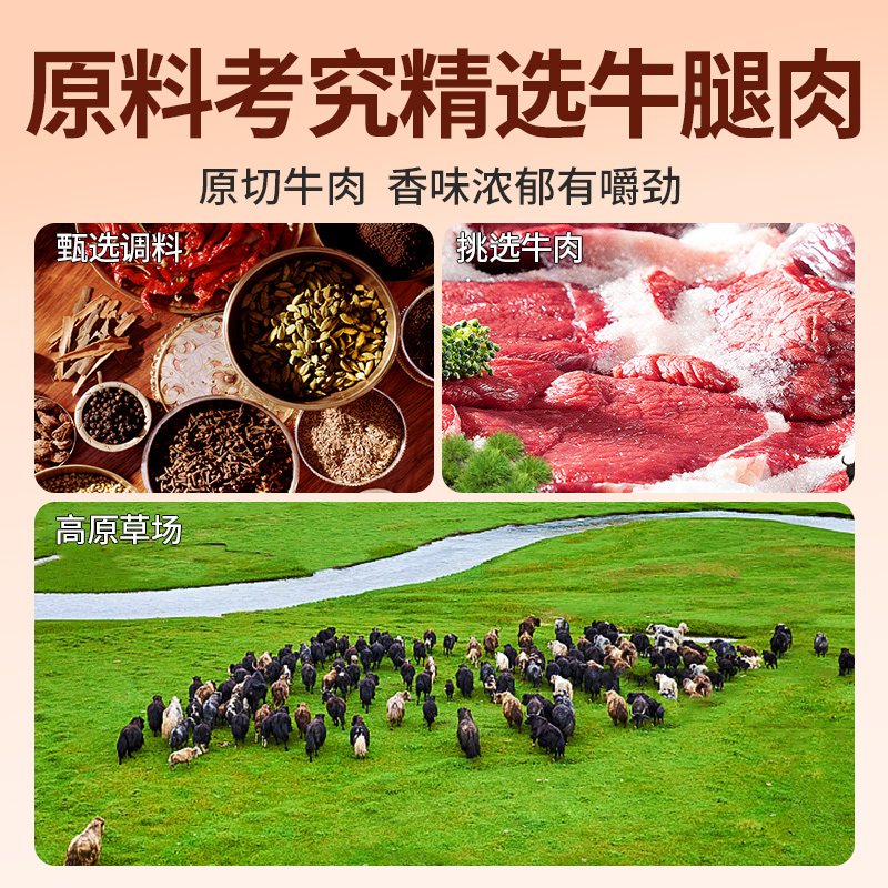 奇圣麻辣牛肉西藏特产蜀香冷吃牛肉干休闲解馋小零食一斤500g