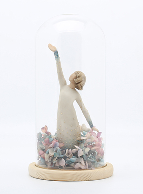 愿一礼物willowtree树脂舞者简