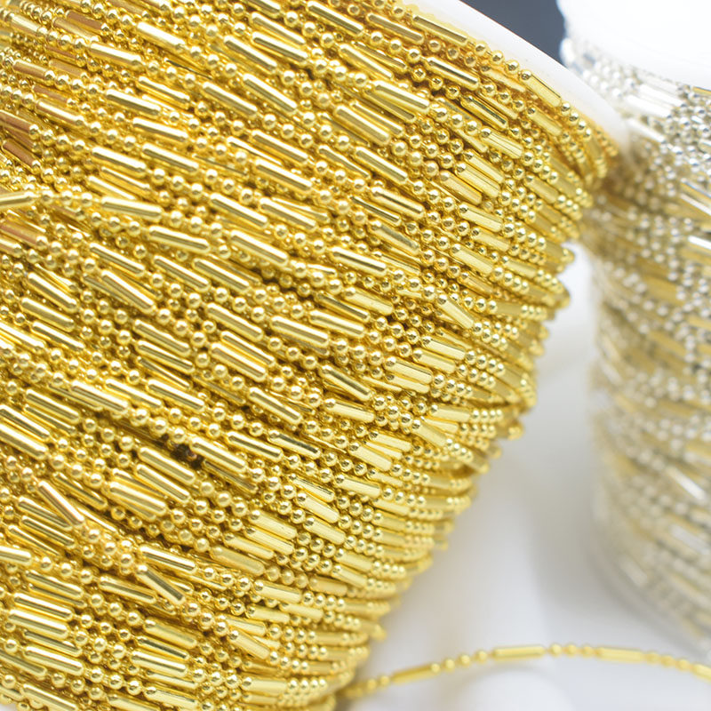 保色纯铜DIY手工1:3发簪发饰流苏DIY配件1.5mm竹节链链条、,淘宝优惠券,粉丝福利购,淘宝优惠卷