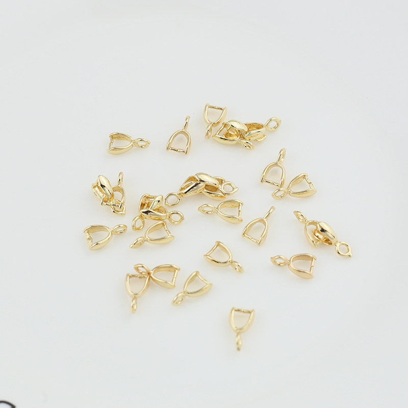 18k保色纯铜瓜子扣夹珠扣头爪子扣吊坠手链diy饰品自制项链配饰,淘宝优惠券,粉丝福利购,淘宝优惠卷