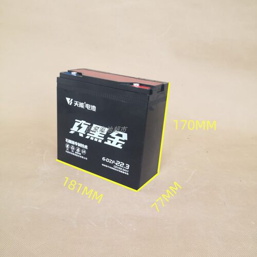天能电池黑金铅酸36V48v12A48v20Ah22.3A电动车三轮车32A以旧换新 - 图2
