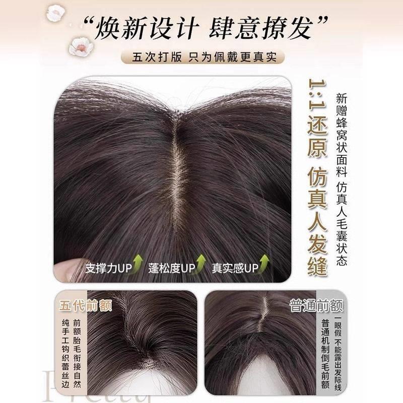 许昌若兰发制品有限公司若兰假发女长发前额蕾丝全头套式新款仿真 - 图0